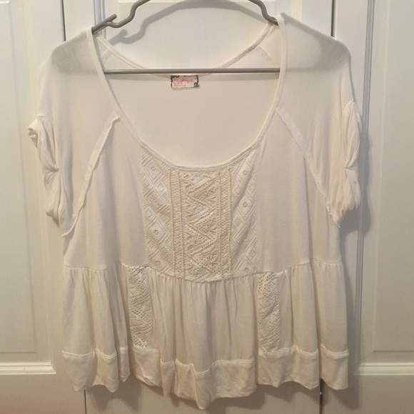 White Free People top