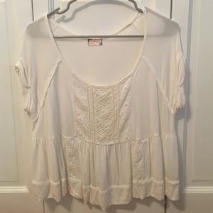 White Free People top