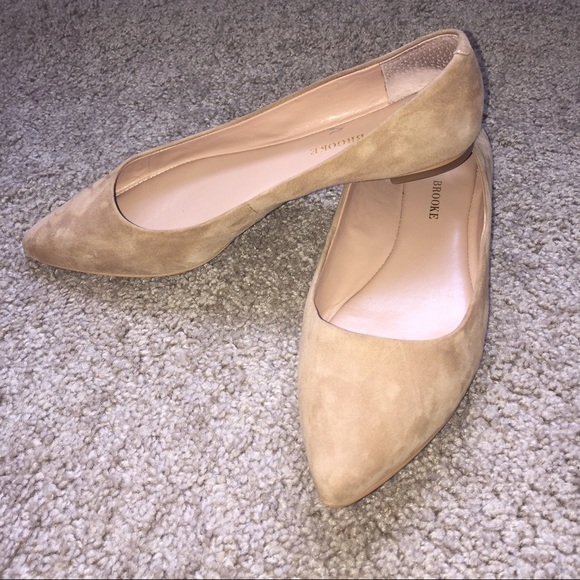 Audrey Brooke Suede Flats