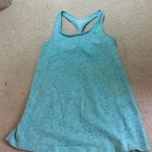 Blue Nike workout tank top