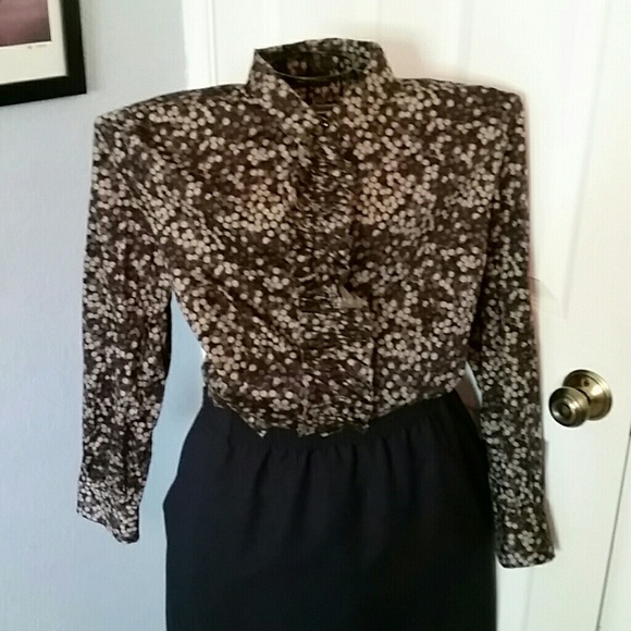 Sale!!!  Grey Print Blouse