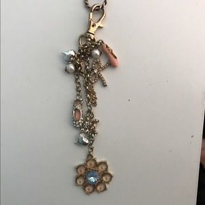 Betsey Johnson ballerina charm necklace