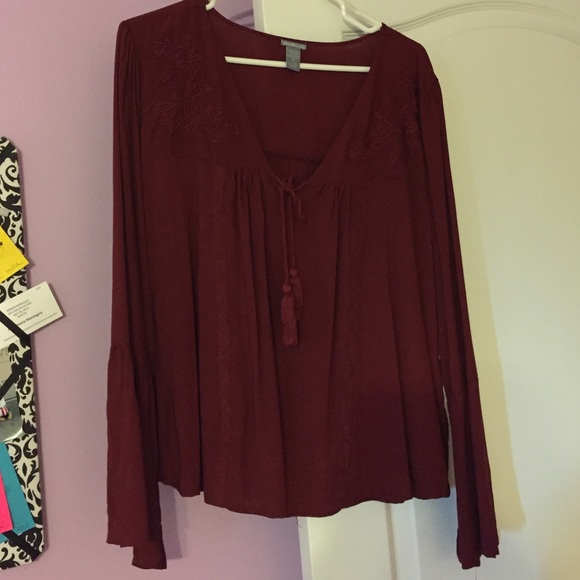 Maroon Top
