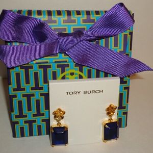 Authentic Tory Burch Cecily drop earrings