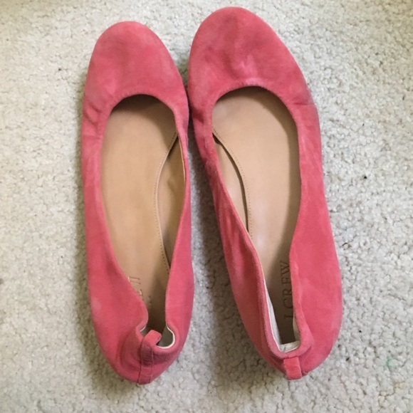 Pink J.Crew ballet flats