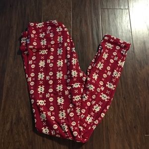 Lularoe skull and crossbone leggings