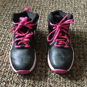 Girls Nike high top basketball sneakers