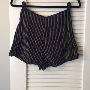 Reformation striped shorts