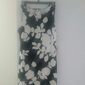 Cute flower knee length dress