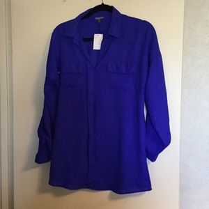 Blue Blouse from Charlotte Russe