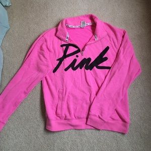 Pink Victoria's Secret half zip!