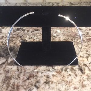 Lia Sophia Deb Silver Collar Necklace