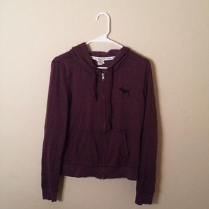 PINK Zip-up Sweatshirt