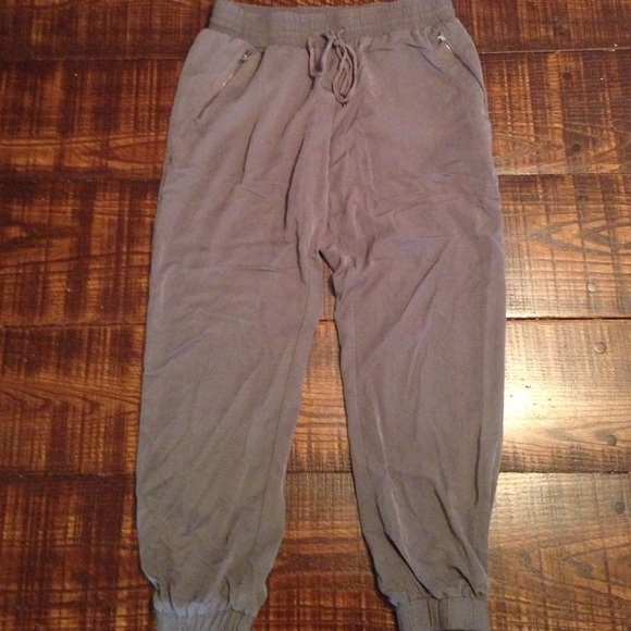 sale! Mossimo grey silky pants/joggers size XS