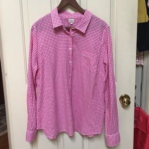 J Crew 'The Perfect Shirt': Pink