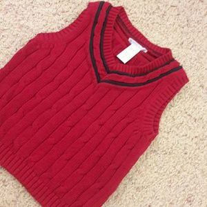 Red pullover janie and jack