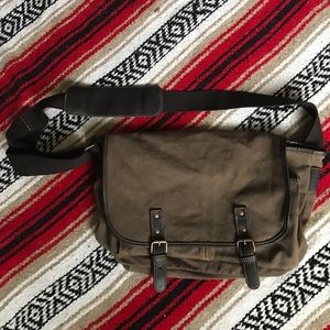 Brown messenger bag