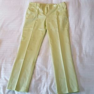 Vibrant lime green pants New York & Co size 2