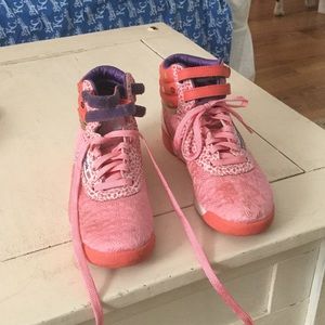 Pink Reebok Hightops