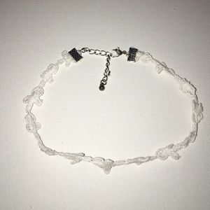 White Lace Choker