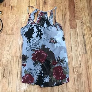 Sparkle & Fade Floral Party Top