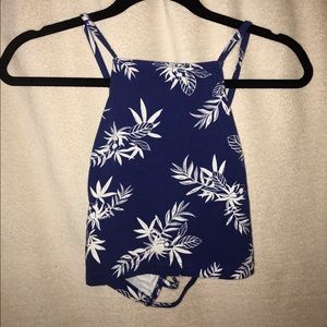 Blew crop top