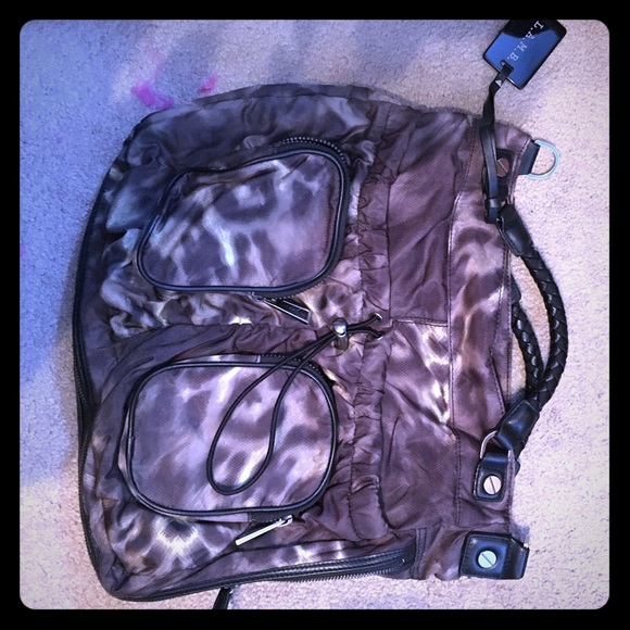 LAMB nylon satchel