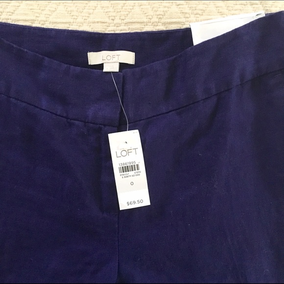 Sold 💚 Loft Linen Julie Trouser - Picture 3 of 5