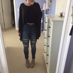 Black Free People Top
