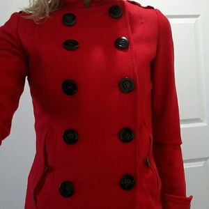 Red Peacoat
