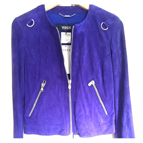 Versus by Versace Leather Motorcycle Jacket - Picture 1 of 4