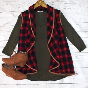 Spencer Plaid Vest