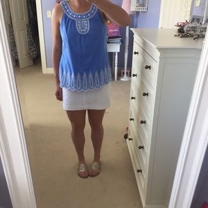 Vineyard Vines Embroidered Top