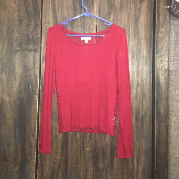 Red Aeropostale Long Sleeve Shirt