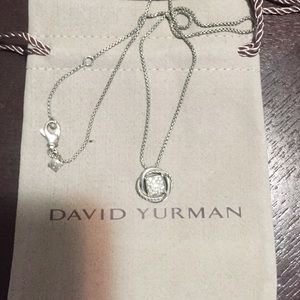 David Yurman Infinity Pend Necklace with Diamonds