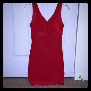 Sexy red dress