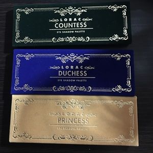 Lorac Countess, Duchess, Princess Palettes