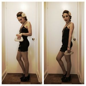 1920s Flapper Sequined Dress