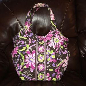 Vera Bradley Purple Punch Shoulder Handbag