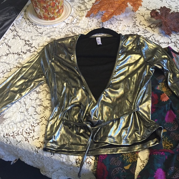 American Apparel Wrap Top