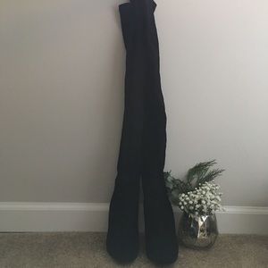 Over The Knee Black Boots