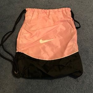 Pink Nike sports bag