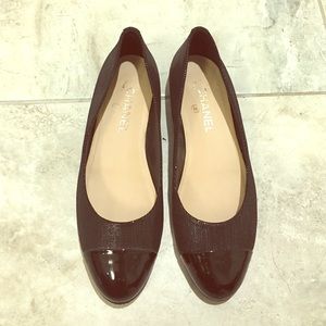 Chanel Black Flats size 40