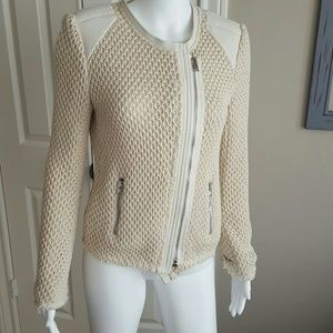 IRO cream woven jacket