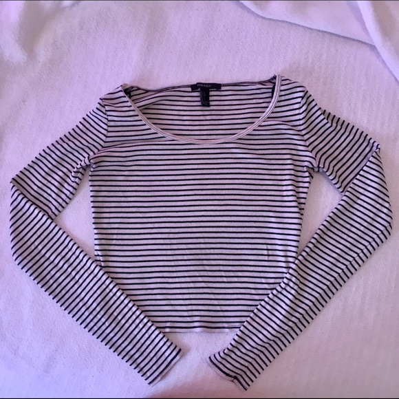 Striped Crop top