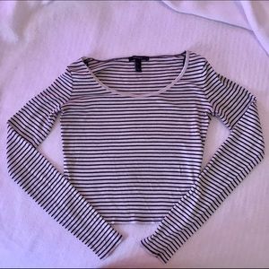 Striped Crop top