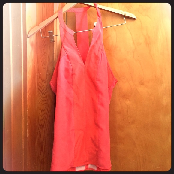 Never been worn Annie Griffin silk top- tangerine! - Picture 1 of 4