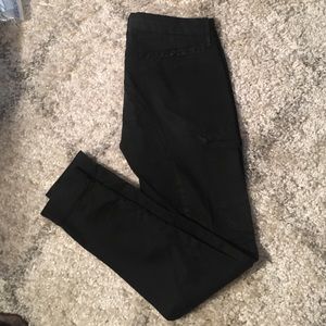 Black cargo pants
