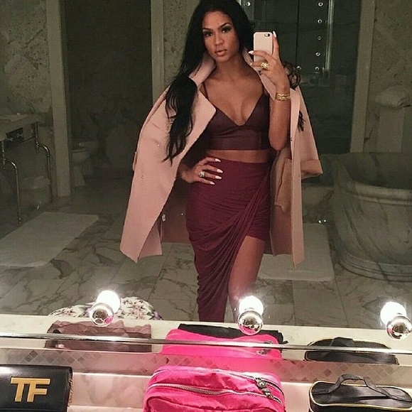 NWT pale pink trench