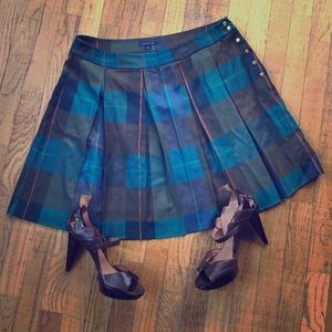Tommy Hilfiger pleated plaid skirt